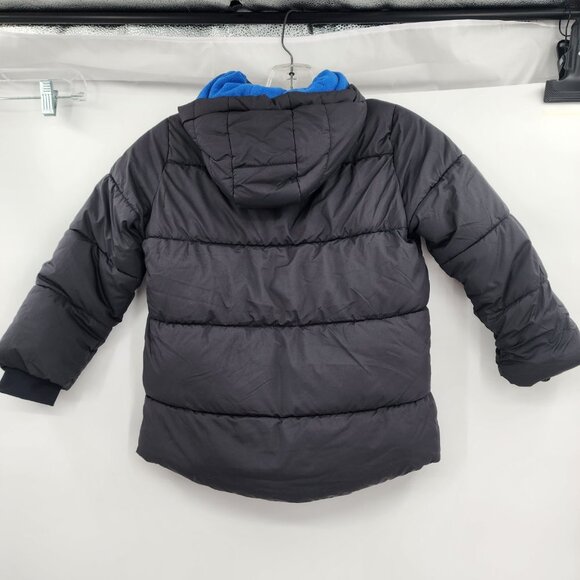 AMAZON ESSENTIALS Little Boys Waterproof Winter Black Puffer Jacket XS (4-5) NWT - Picture 8 of 11